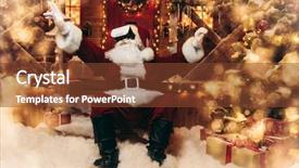  Presentation with computer-games - Theme with his decorated house computer game background and a tawny brown colored foreground