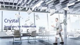  Presentation with power media - Presentation design consisting of his energy and power are background and a  colored foreground