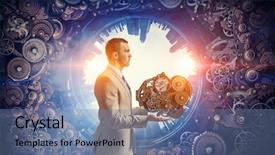  Presentation with power media - Amazing PPT layouts having his energy and power are backdrop and a  colored foreground