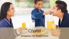  Presentation with indian nutrition - PPT theme enhanced with his father fruit on breakfast background and a lemonade colored foreground