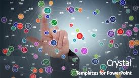  Presentation with purple animated - Slides featuring his finger against purple background and a ocean colored foreground