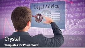  Presentation with shares - Theme enhanced with his finger against stock background and a dark gray colored foreground