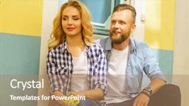  Presentation with dating - Beautiful PPT layouts featuring his girlfriend love relations backdrop and a coral colored foreground