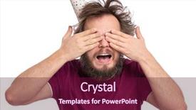  Presentation with happy birthday frame holiday - Presentation theme with his hands - can not background and a tawny brown colored foreground