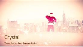  Presentation with harlem new york - Colorful presentation design enhanced with his head against new york backdrop and a cream colored foreground