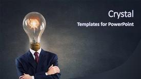  Presentation with ideas - Theme enhanced with his head full of great background and a wine colored foreground