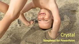  Presentation with sand - PPT layouts having his head on a sand background and a  colored foreground