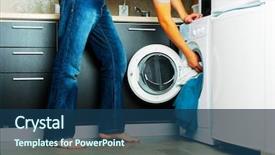  Presentation with iot agriculture technology concept man - Audience pleasing PPT theme consisting of his laundry into the wash backdrop and a ocean colored foreground