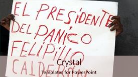  Presentation with influenza - Presentation theme having his measures to contain h1n1 background and a lemonade colored foreground