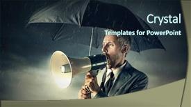  Presentation with rainy days season wet green - Slides with his message under a rain background and a wine colored foreground