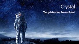  Presentation with mission - PPT theme having his mission mixed media background and a navy blue colored foreground