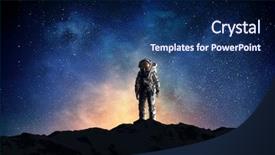  Presentation with mission - Beautiful presentation theme featuring his mission mixed media backdrop and a navy blue colored foreground