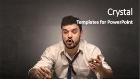  Presentation with free - Colorful presentation enhanced with his office with free backdrop and a  colored foreground