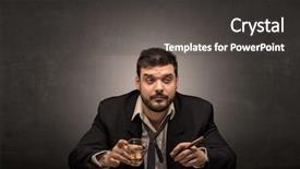  Presentation with free - Presentation with his office with free background and a  colored foreground