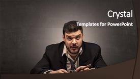  Presentation with free - Amazing presentation design having his office with free backdrop and a  colored foreground