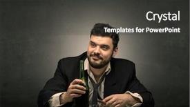  Presentation with free - PPT theme with his office with free background and a dark gray colored foreground