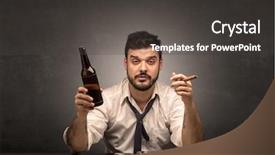  Presentation with free drug addiction cocaine - Cool new theme with his office with free backdrop and a  colored foreground