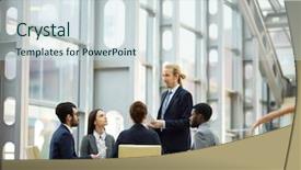  Presentation with investigation - Theme enhanced with his own investigation of situation background and a sky blue colored foreground