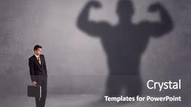  Presentation with strong - Slides enhanced with his own strong fit shadow background and a gray colored foreground