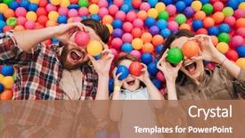  Presentation with parents - Theme featuring his parents in entertainment background and a coral colored foreground