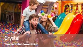  Presentation with entertainment - Amazing theme having his parents in entertainment backdrop and a violet colored foreground