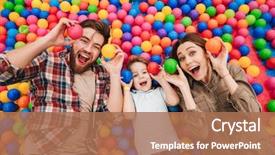  Presentation with parents - Audience pleasing PPT layouts consisting of his parents in entertainment backdrop and a coral colored foreground