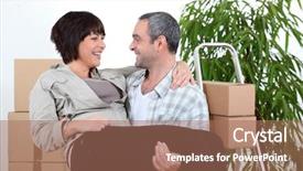  Presentation with lonely man new zealand tourists - Audience pleasing slide deck consisting of photo of business people back to back on white background backdrop and a dark gray colored foreground