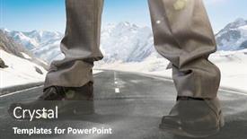  Presentation with power media - Amazing PPT layouts having his power and domination are absolute mixed media backdrop and a gray colored foreground