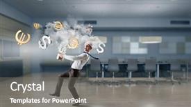  Presentation with recipe - Beautiful PPT layouts featuring his recipe of money earning mixed media backdrop and a gray colored foreground