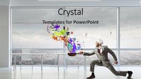  Presentation with recipe - PPT layouts featuring his recipe of success mixed background and a light gray colored foreground