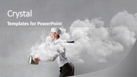  Presentation with recipe - PPT theme with his recipe of success mixed background and a  colored foreground