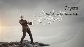  Presentation with recipe - Slide deck enhanced with his recipe of success mixed background and a  colored foreground