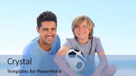  Presentation with father - Slide set featuring venetian masks in store display in venice annual carnival in venice is among the most famous in europe its symbol is the venetian mask background and a tawny brown colored foreground.