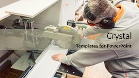  Presentation with old metal sheet roof texture - Amazing PPT layouts having his workshop at the saw backdrop and a  colored foreground