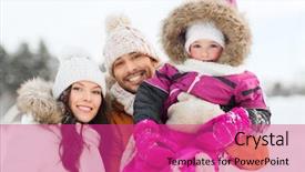  Presentation with family fashion - Audience pleasing PPT layouts consisting of hispanic baby - parenthood fashion season and people backdrop and a  colored foreground