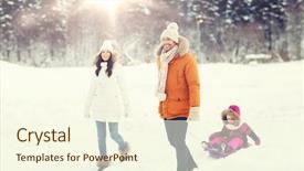  Presentation with family fashion - Cool new PPT layouts with hispanic baby - parenthood fashion season and people backdrop and a cream colored foreground