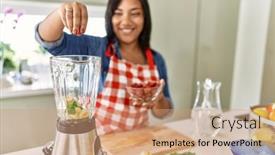  Presentation with smoothie - 