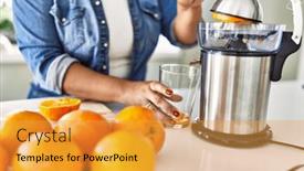  Presentation with orange juice - 