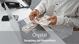  Presentation with business success - Presentation featuring hispanic-business-man-s-hands background and a gray colored foreground