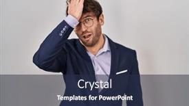  Presentation with memory - PPT layouts consisting of hispanic-business-man-wearing-glasses background and a navy blue colored foreground