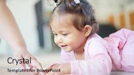  Presentation with mother baby clipart - Audience pleasing presentation consisting of hispanic child - mother showing something to her backdrop and a  colored foreground