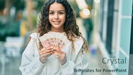  Presentation with singapore - Slides enhanced with hispanic-child-girl-smiling-happy background and a light blue colored foreground