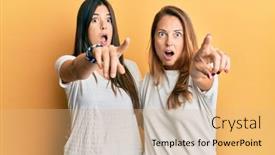  Presentation with tshirt - Audience pleasing PPT layouts consisting of hispanic-family-of-mother backdrop and a coral colored foreground