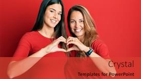  Presentation with love mother - Amazing slides having hispanic-family-of-mother backdrop and a red colored foreground