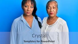  Presentation with love mother - Beautiful slide set featuring hispanic-family-of-mother backdrop and a light blue colored foreground