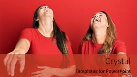  Presentation with shame - Cool new presentation theme with hispanic-family-of-mother backdrop and a red colored foreground