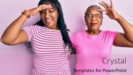  Presentation with mother love - Beautiful slide deck featuring hispanic-family-of-mother backdrop and a lemonade colored foreground