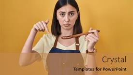  Presentation with sad girl - 