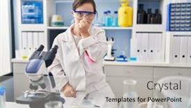  Presentation with down syndrome - PPT layouts consisting of hispanic-girl-with-down-syndrome background and a light gray colored foreground