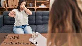  Presentation with sad girl - 